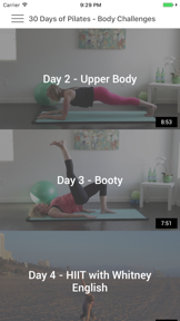 30 Days of Pilates - Personal Trainer screenshot