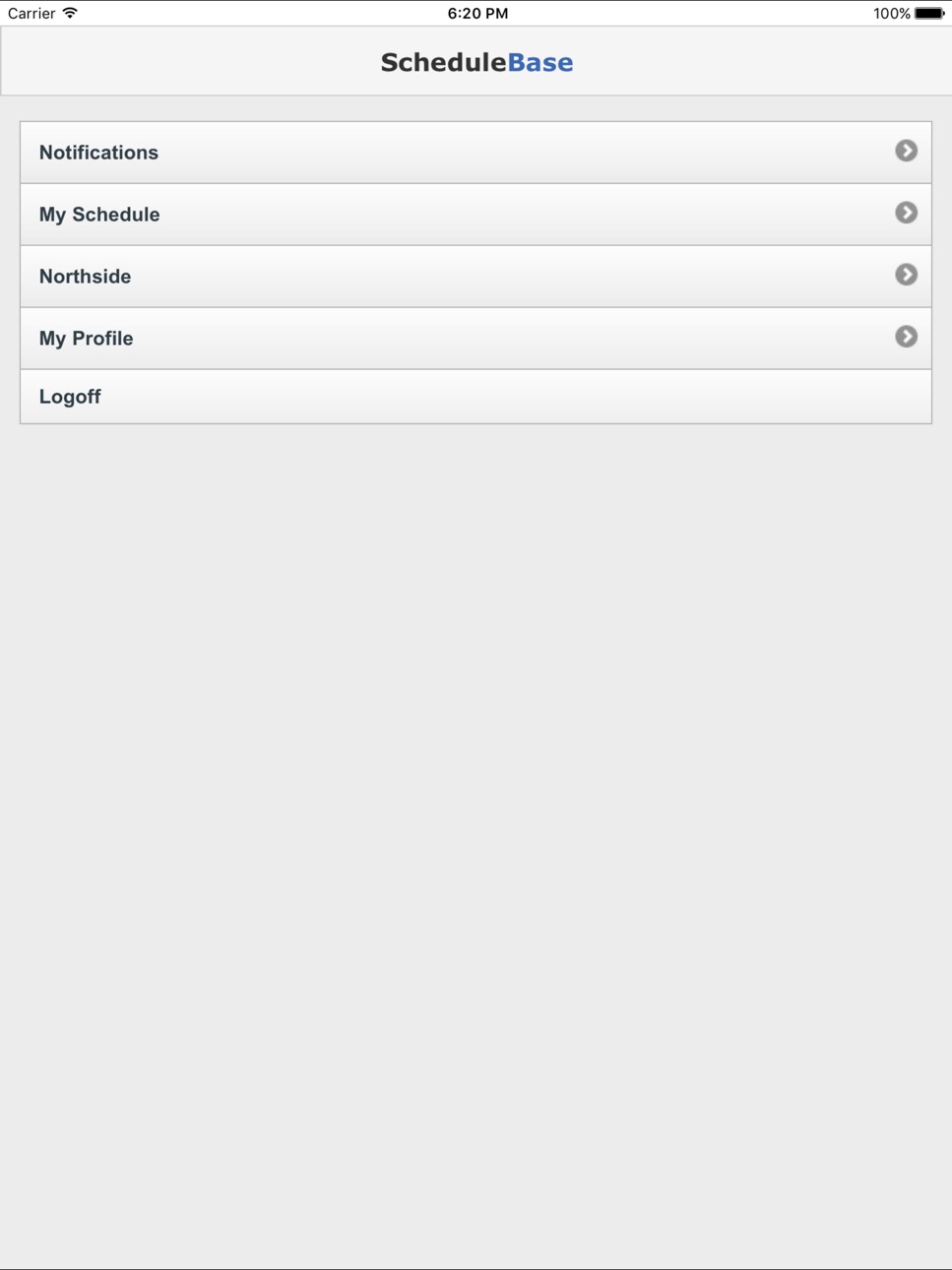 iPad screenshot