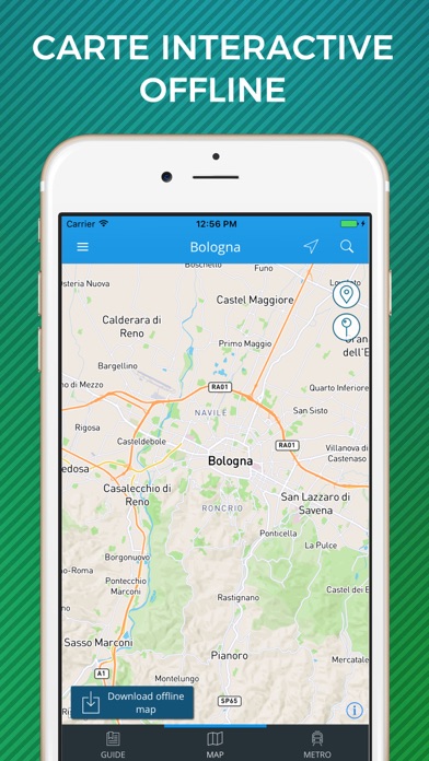 Screenshot #3 pour Bologne Guide Voyage avec Offline Maps