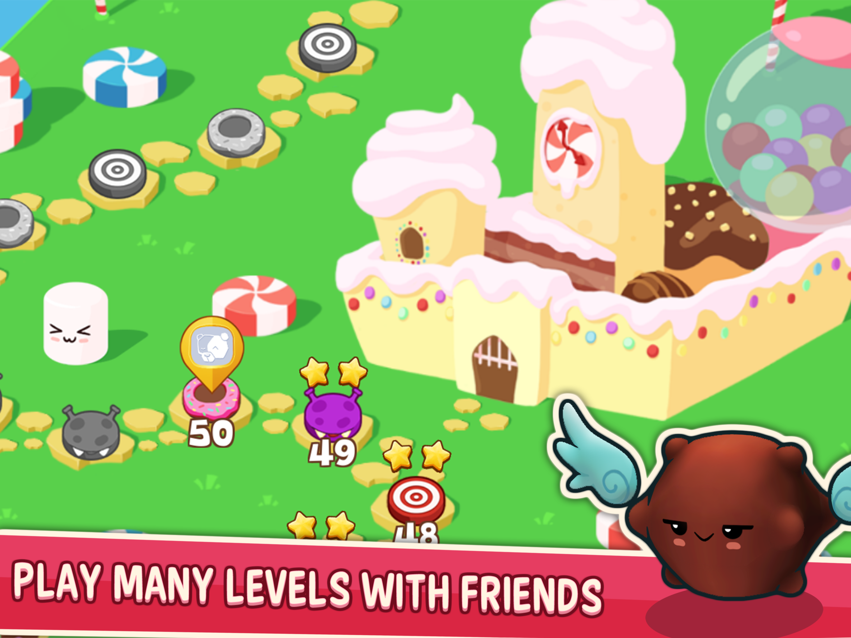 Candy World Quest: Donut Toss Challenge screenshot 8