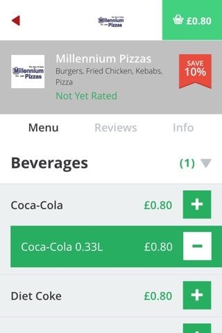 Millennium Pizzas screenshot 4