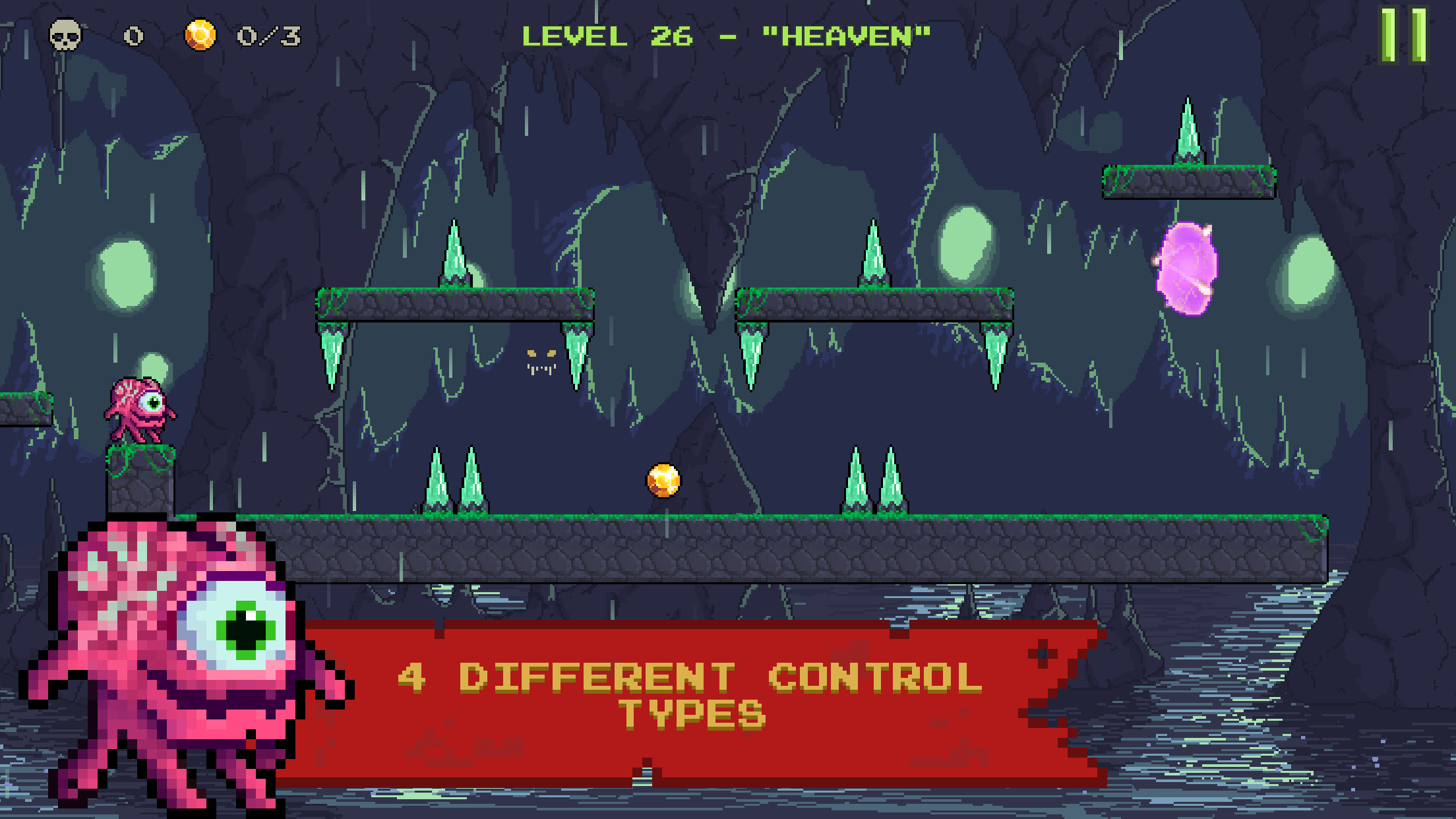 Monster Run. Free pixel-art platformer screenshot 4