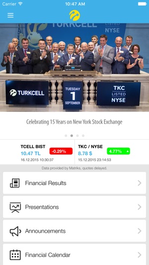 Turkcell Investor Relations(圖1)-速報App