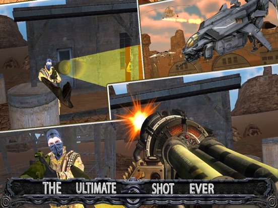 Desert Storm Gunner Shooting 3d iPad screenshot 5 - Games app