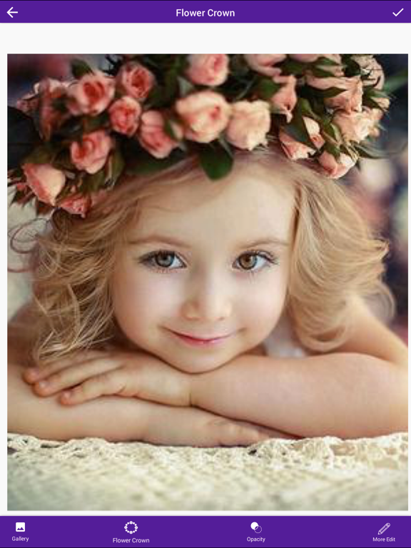 Flower Crown Photo Booth iPad screenshot