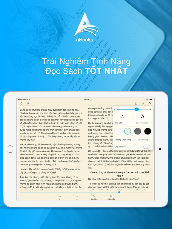 aBooks - Sách Truyện Online iPad screenshot 3 - Book app