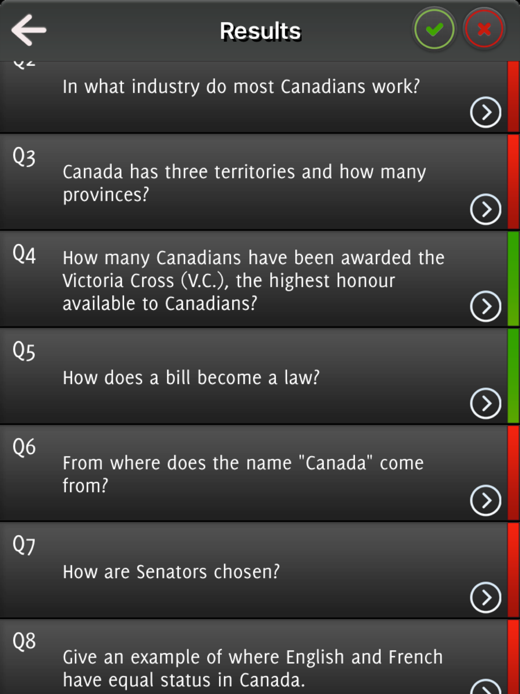 Canada Citizenship 2017 - All Questions screenshot 7