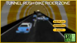 tunnel rush motor bike rider wrong way dander zone iphone screenshot 4