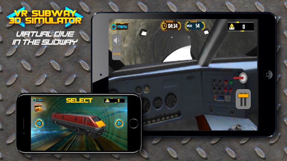 #2. VR Subway 3D Simulator (iOS) 由: Alina Sapolgina