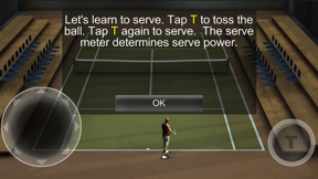 Cross Court Tennis 2 App screenshot
