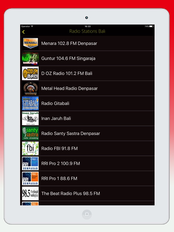 Screenshot #5 pour Radio Indonesia FM - Live Radio Stations Online