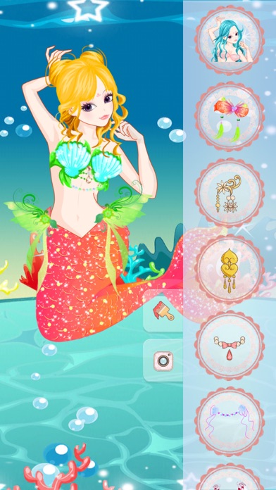 How to cancel & delete Romantic mermaid -  Makeover girly games from iphone & ipad 4