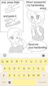iHandwriting Keyboard screenshot