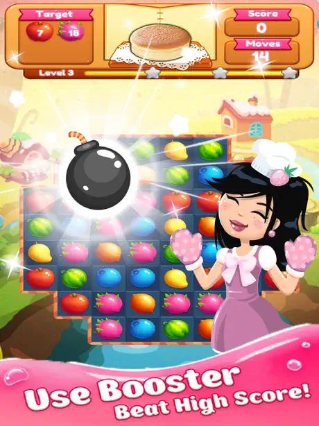 Fruit Blast Pop Legend - Sweet Yummy Match 3 Game
