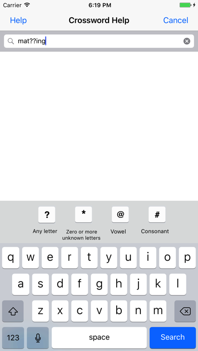 Crossword Help screenshot 1
