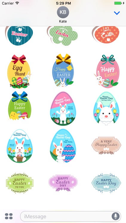 Easter Badge Pack for Messaging