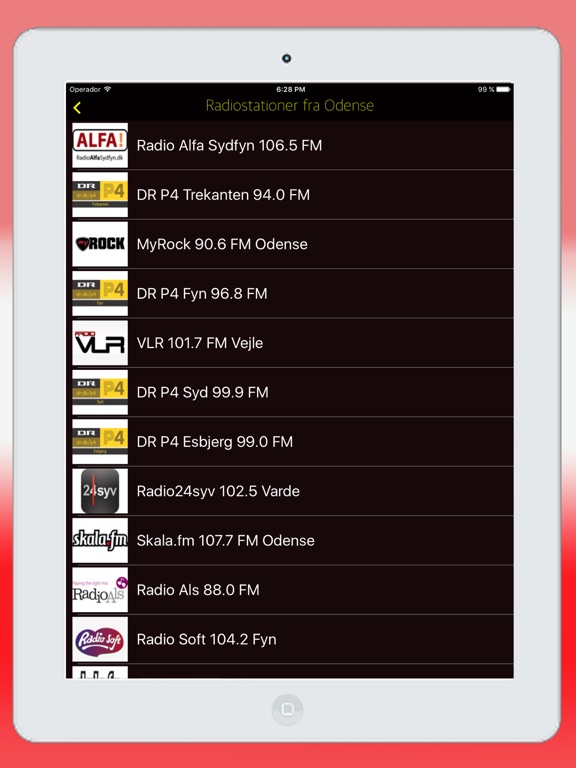 Screenshot #6 pour Radio Danmark FM - Radiostationer Danske Online Dk