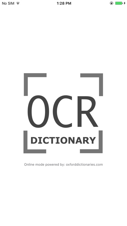 OCR Scan Dictionary