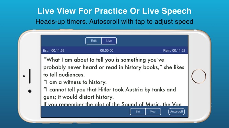 Public Speaking Teleprompter Presenter Audio/Video screenshot-4
