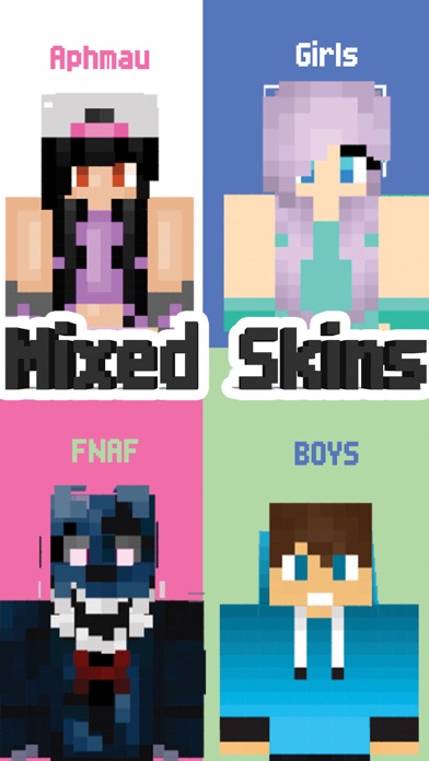 Aphmau Girls and Boys Skins For Minecraft PEのおすすめ画像1