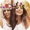 Flower Filters Crown for Snapchat - Collage Photo