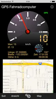 gps fahrrad computer iphone bildschirmfoto 1