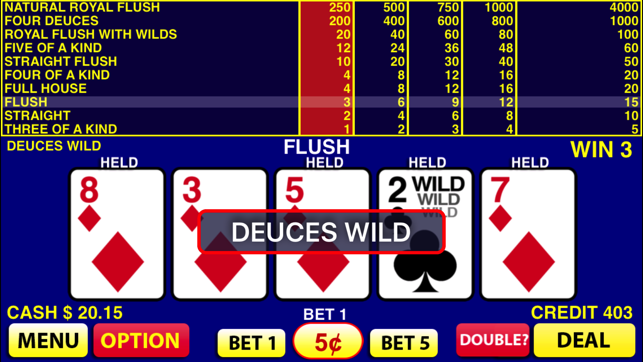 Deuces Wild Video Poker(圖4)-速報App