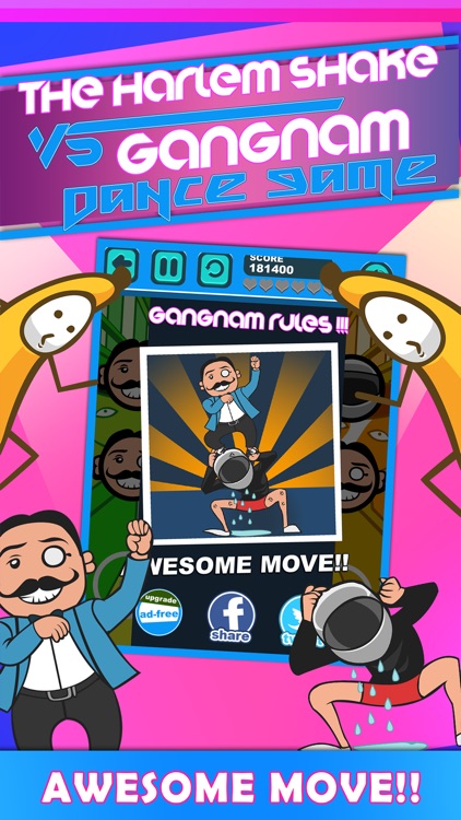 The Harlem Shake vs Gangnam Dance Game screenshot-3