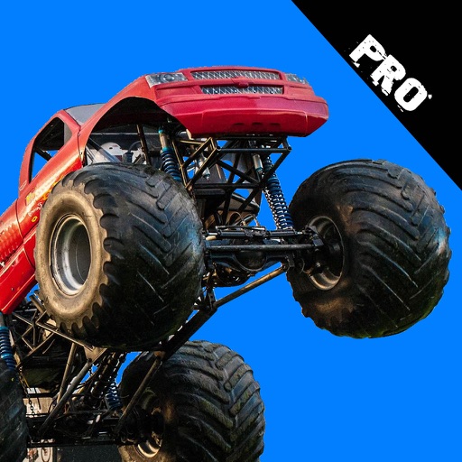 A Monster Truck Jumping Crazy Tire PRO