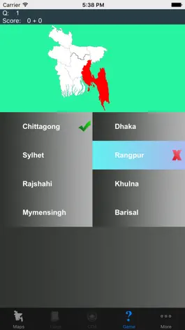 Game screenshot Bangladesh Division Maps and Quiz apk