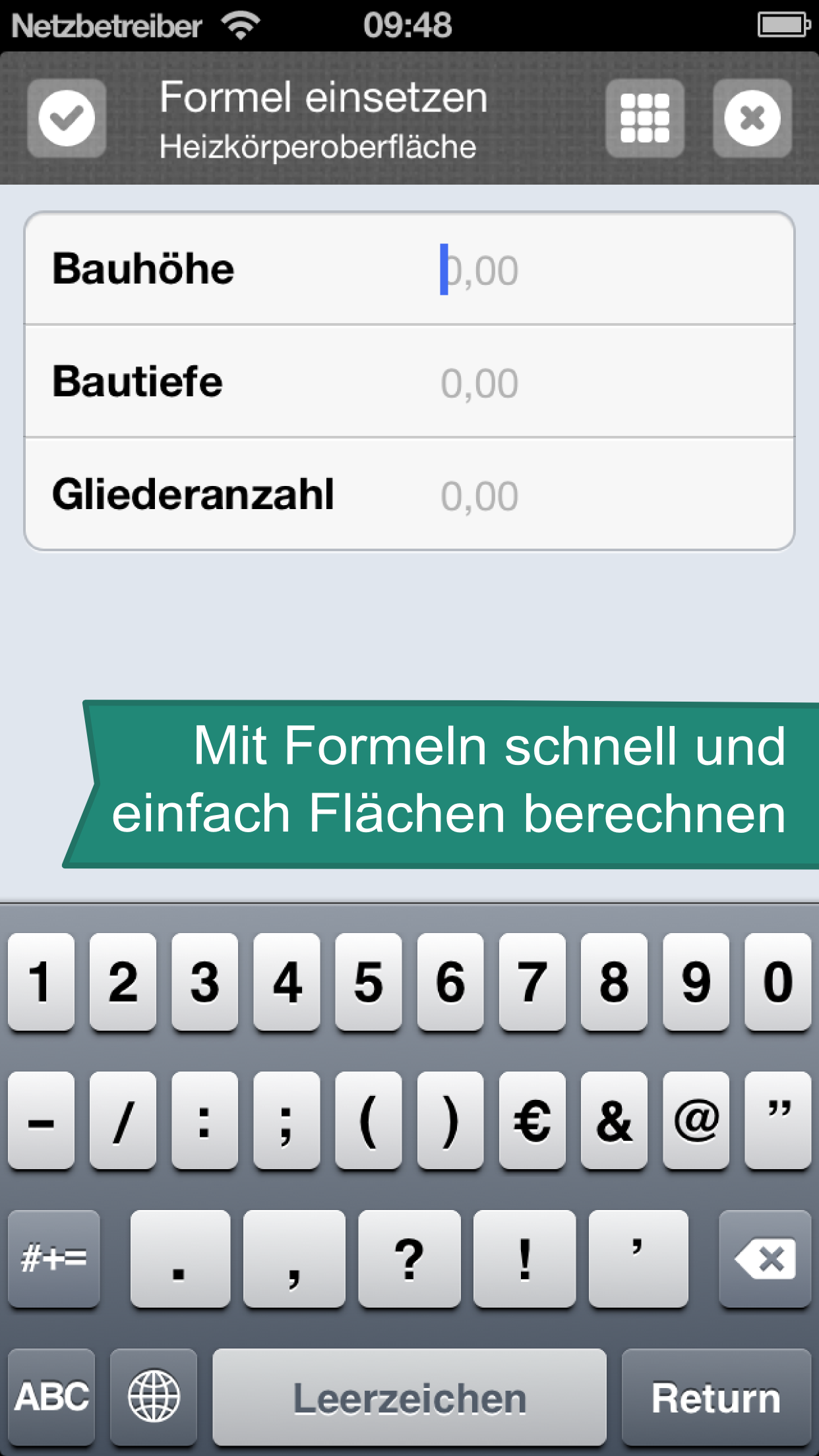 Mobilaufmaß Free