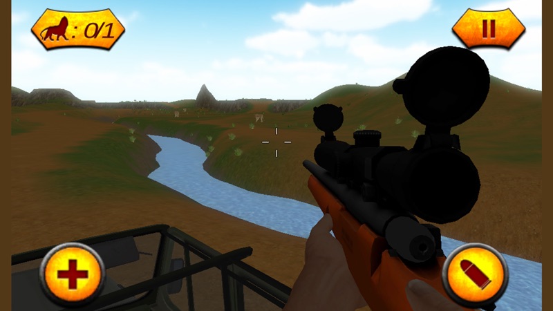 Simulador de disparos de sniper forestal y cazador screenshot 1