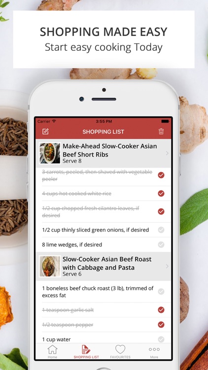 Simple Crockpot Recipes | Shopping List screenshot-4