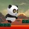 Help the Panda to escape volcano land