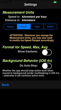 AudibleSpeed (GPS Speed Monitor) - Express Edition screenshot 5