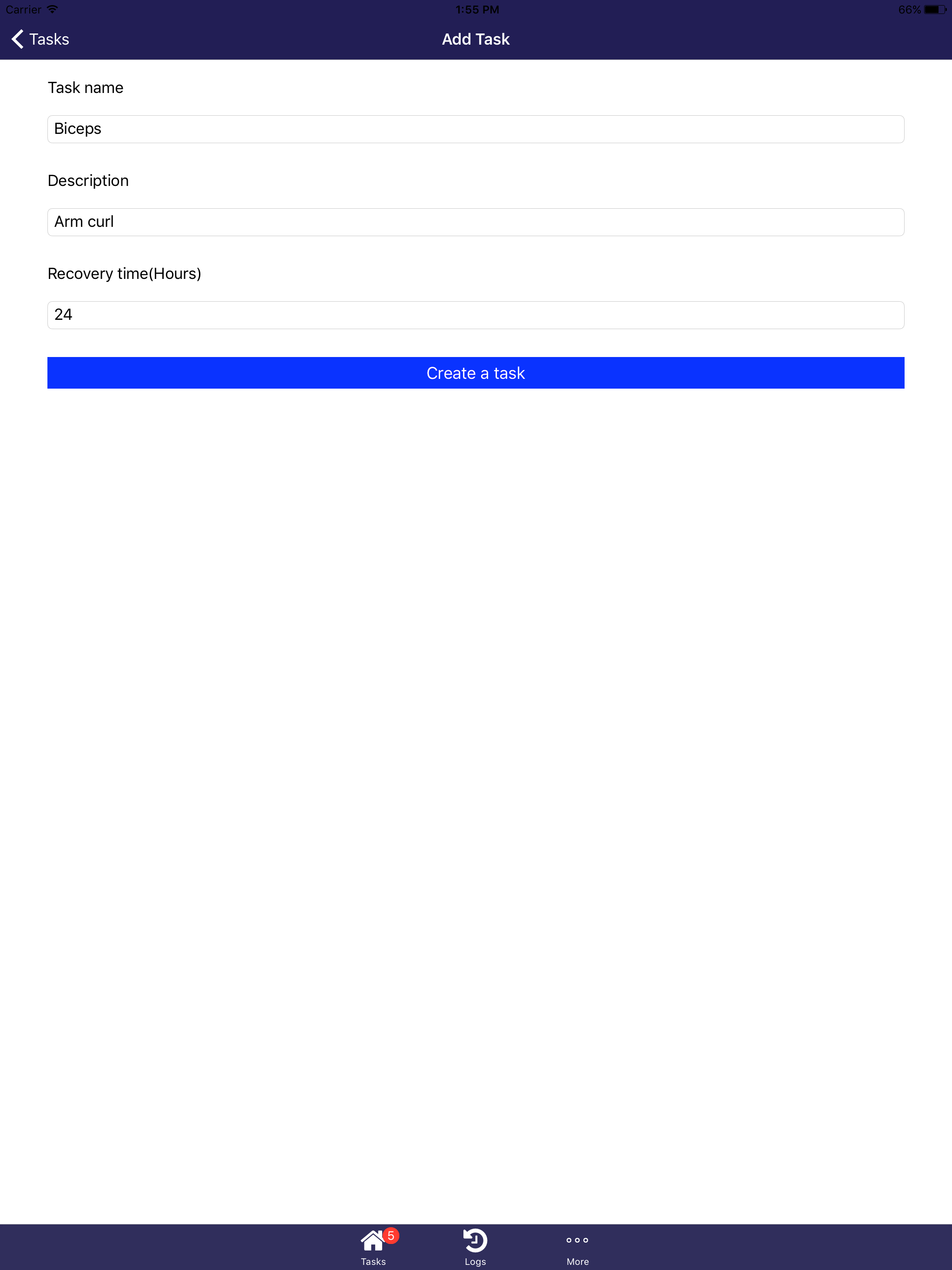 Workout Checklist screenshot 5
