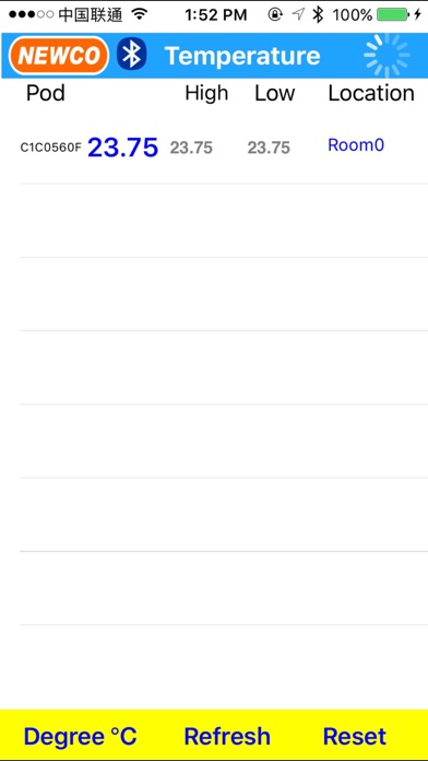 Screenshot #1 pour NEWCOTemperature