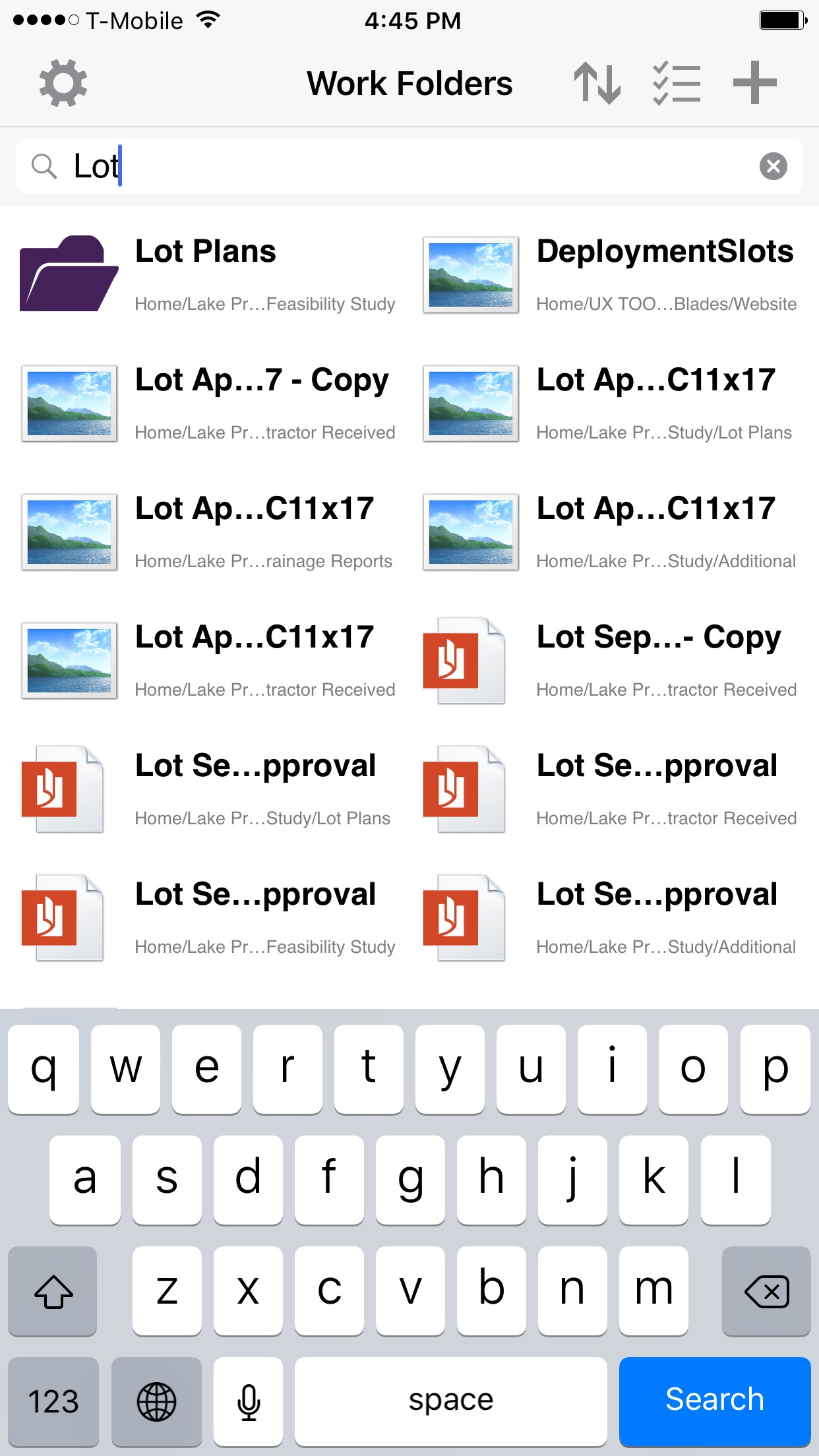 Screenshot 2 of Work Folders