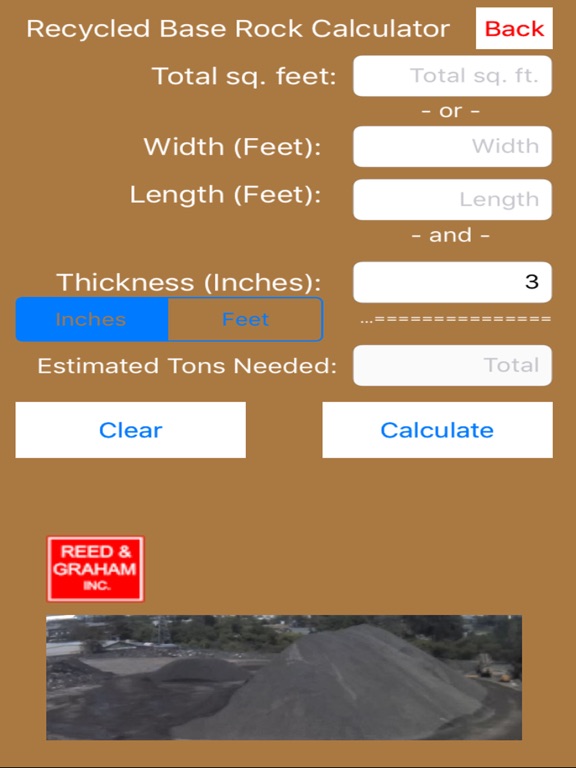 R&G Calculator iPad screenshot