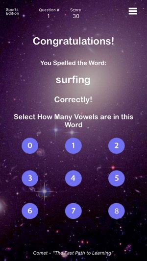 Comet The Spelling Game - Sports(圖3)-速報App