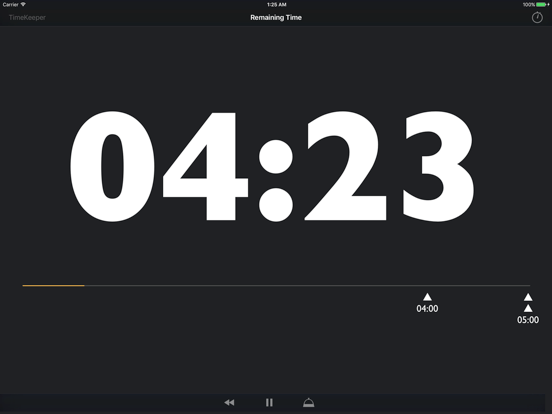 Screenshot #5 pour TimeKeeper for Presentation