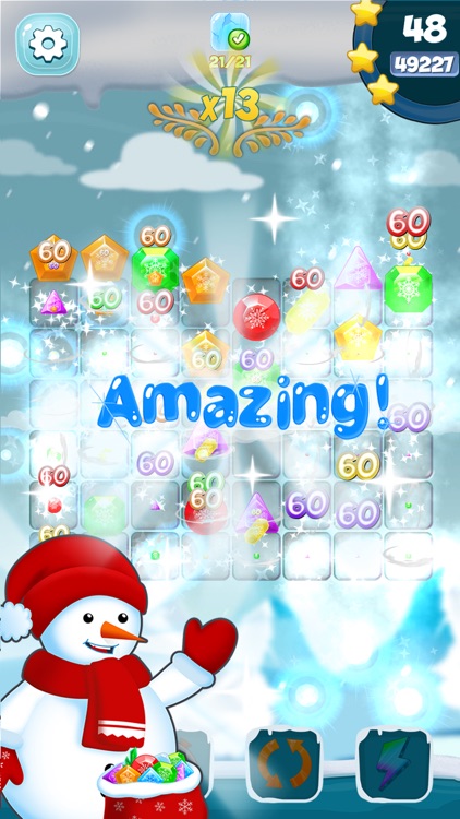 Frozen Diamond Mash: Winter Edition - Puzzle Game