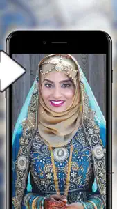 Wedding Hijab Photo Montage - Free Face Decorator screenshot #3 for iPhone