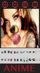 Anime manga stickers avatar editor photo Captura de tela 4