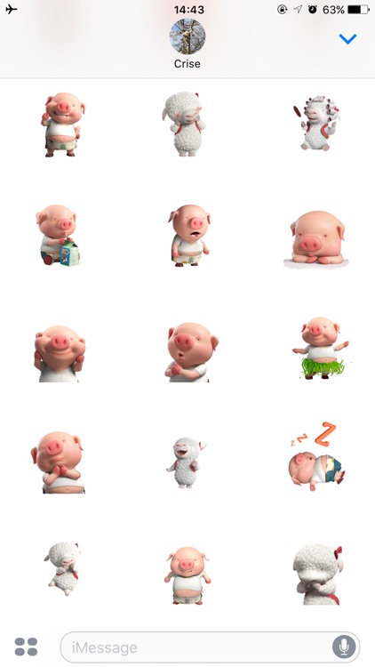 Couplemoji: Pig & Sheep