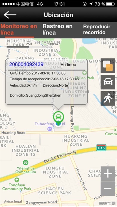 Maxitrack GPS screenshot 3