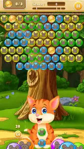 Farm cat Kuzya - Bubble Shooter screenshot #4 for iPhone