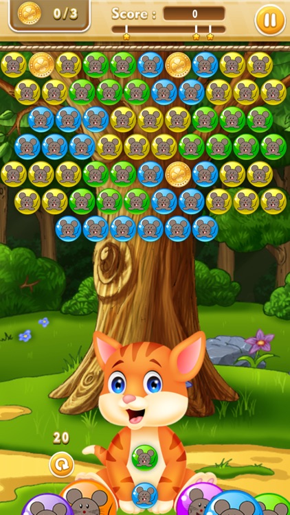 Farm cat Kuzya - Bubble Shooter screenshot-3