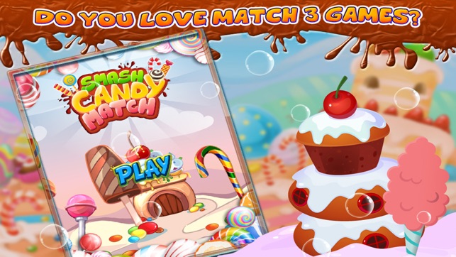 Smash Candy Match 3 - Match Three Games(圖4)-速報App