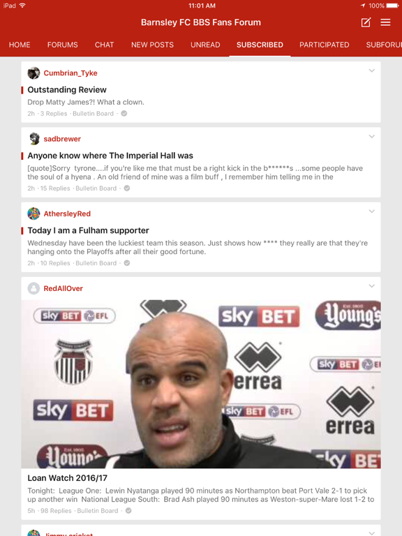 Screenshot #4 for Barnsley FC BBS Fans Forum